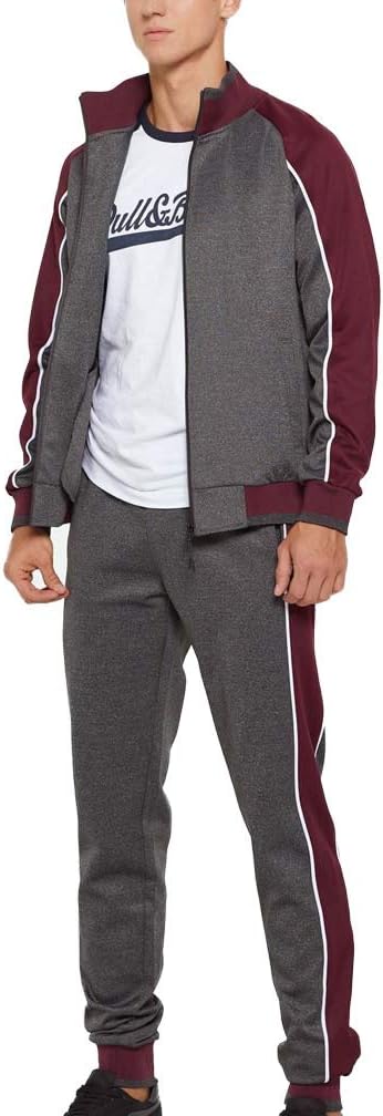 Men's Tracksuit: Full-Zip Jacket, Raglan Sleeves