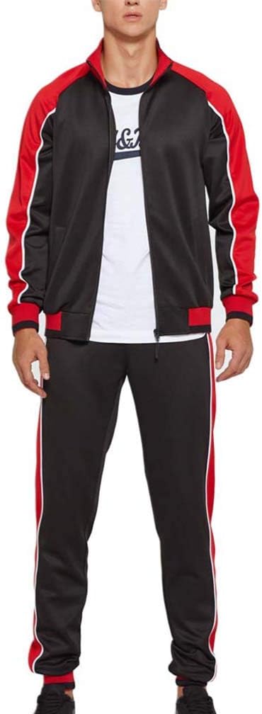 Men's Tracksuit: Full-Zip Jacket, Raglan Sleeves