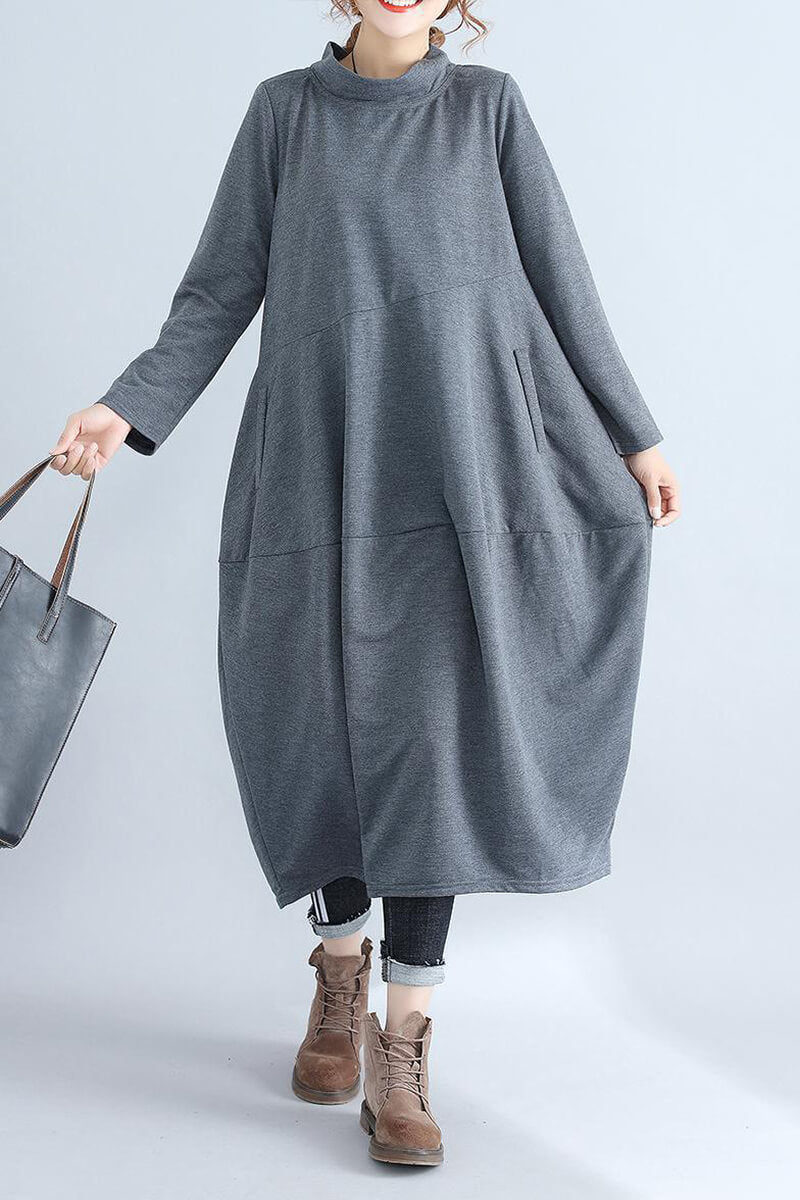 Comfortable Urban Midi Dress for Effortless Style