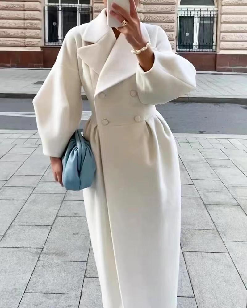 Elegant Long Coat for Women - Stylish and Warm Outerwear