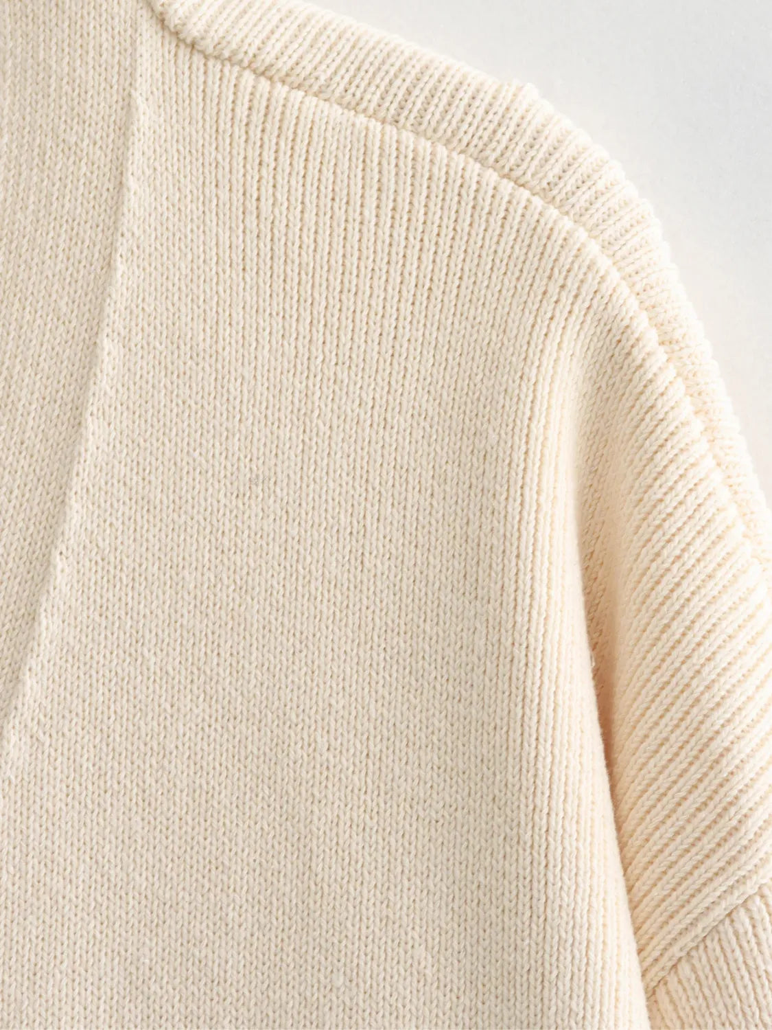 Cozy Knit Cardigan with Pockets and Button Closure