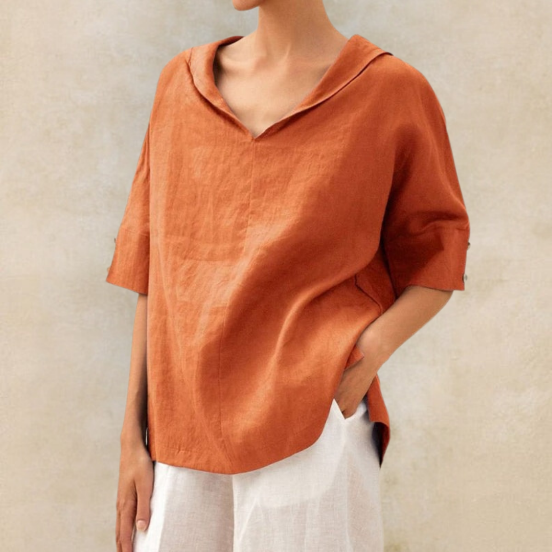 Casual Loose-Fit Women's Blouse – Comfortable & Stylish