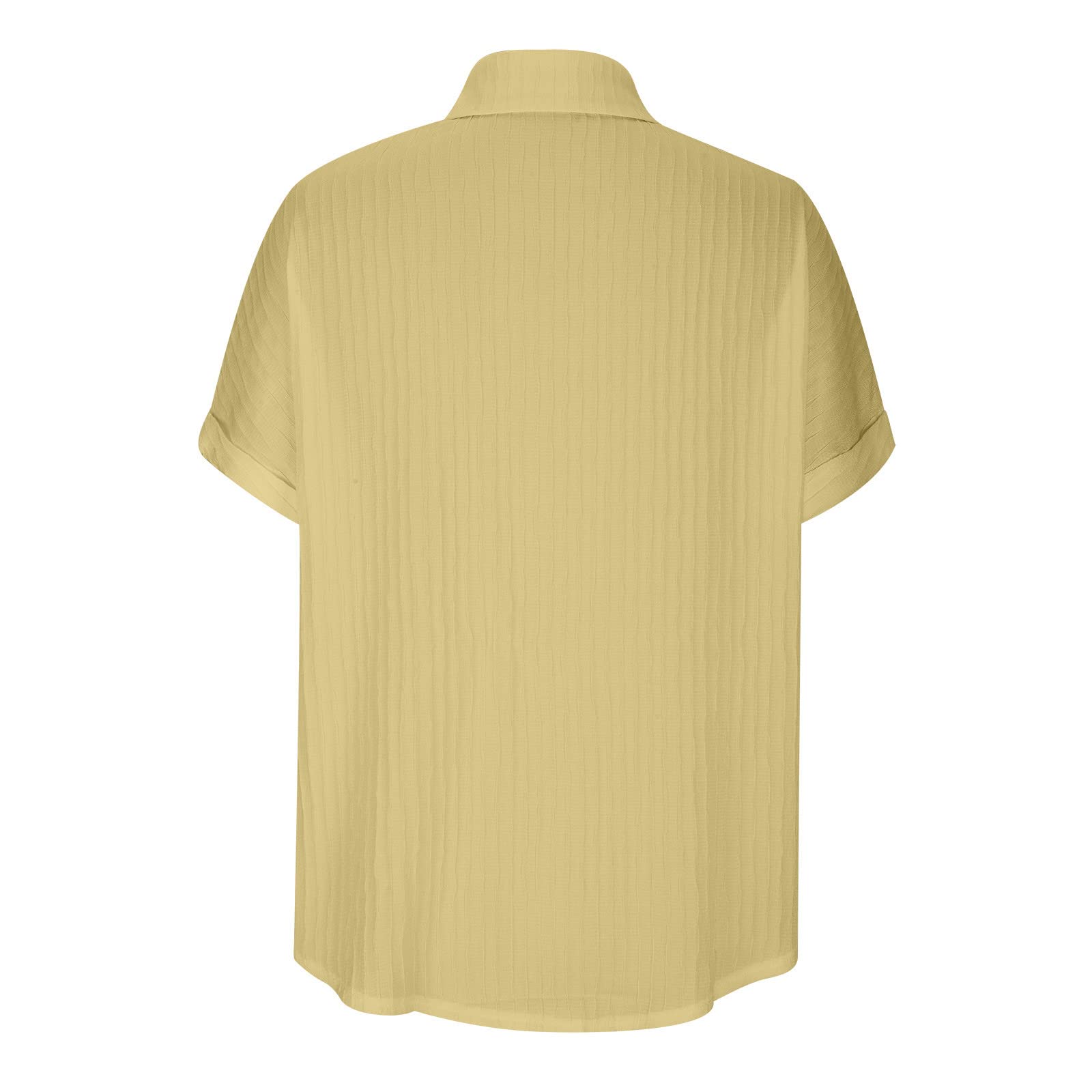 Casual Loose-Fit Summer Shirt in Hazel Color