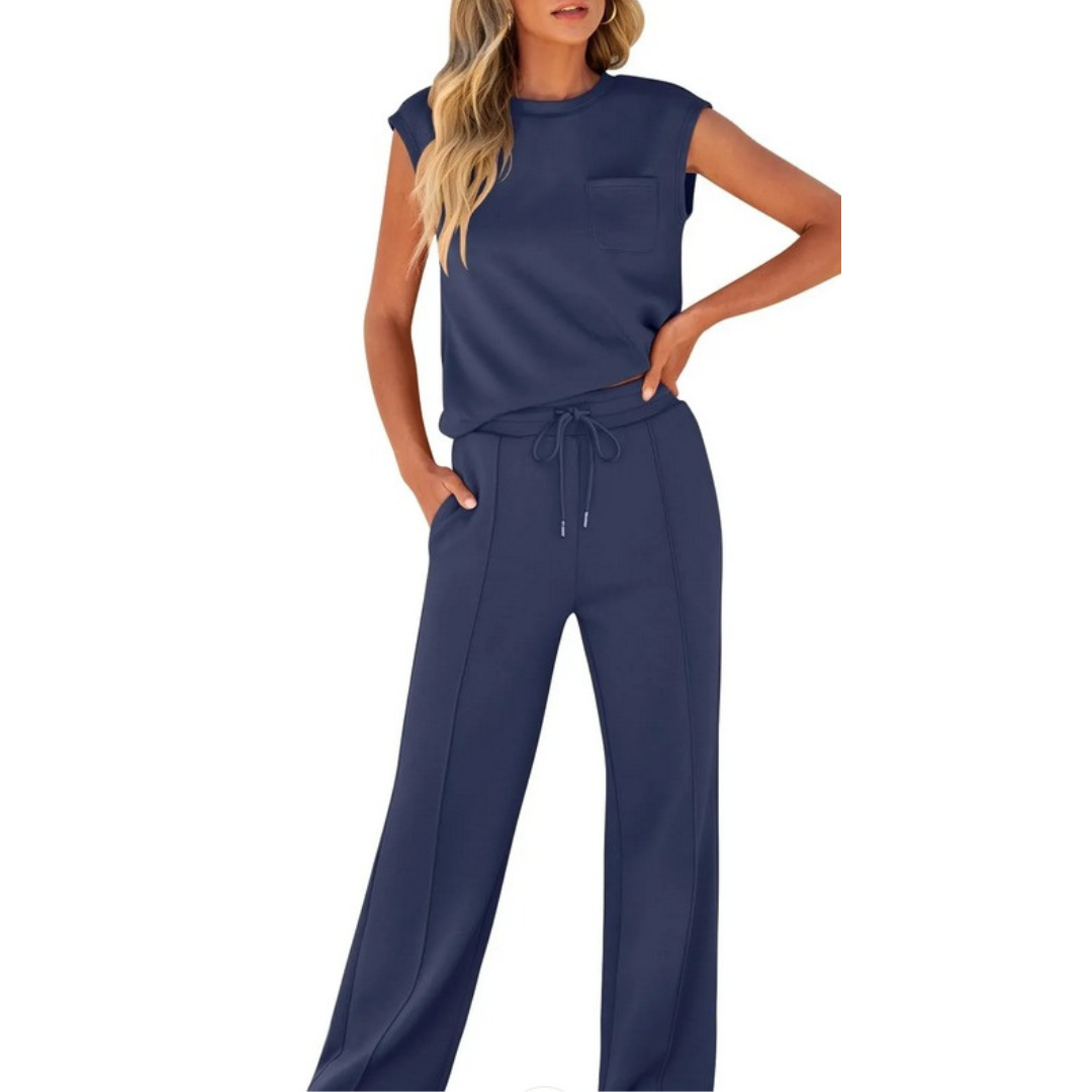 Elvara Casual Summer Lounge Co-Ord Set