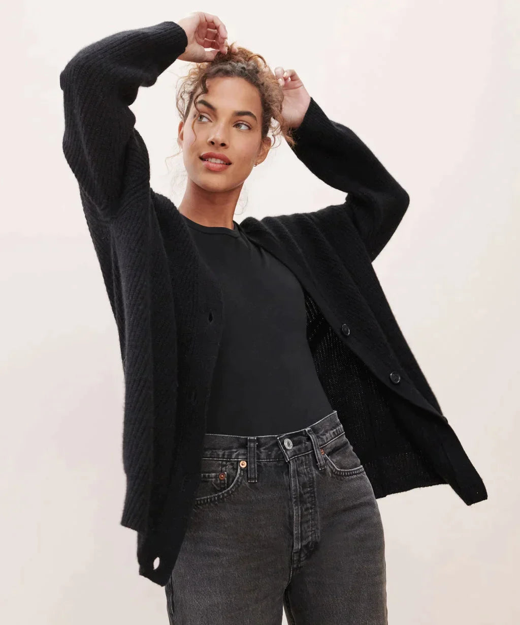 Buttoned Knit Cardigan for Stylish Layering and Comfort