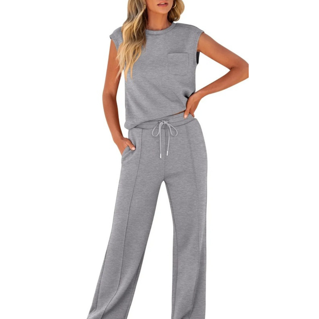 Elvara Casual Summer Lounge Co-Ord Set