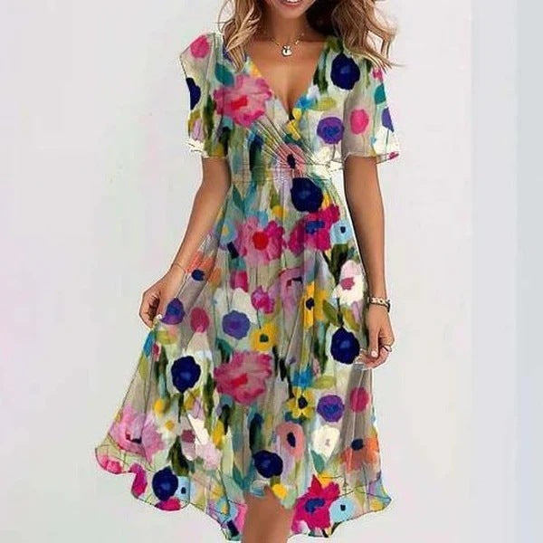 Elegant Short Sleeve Dress for Effortless Style