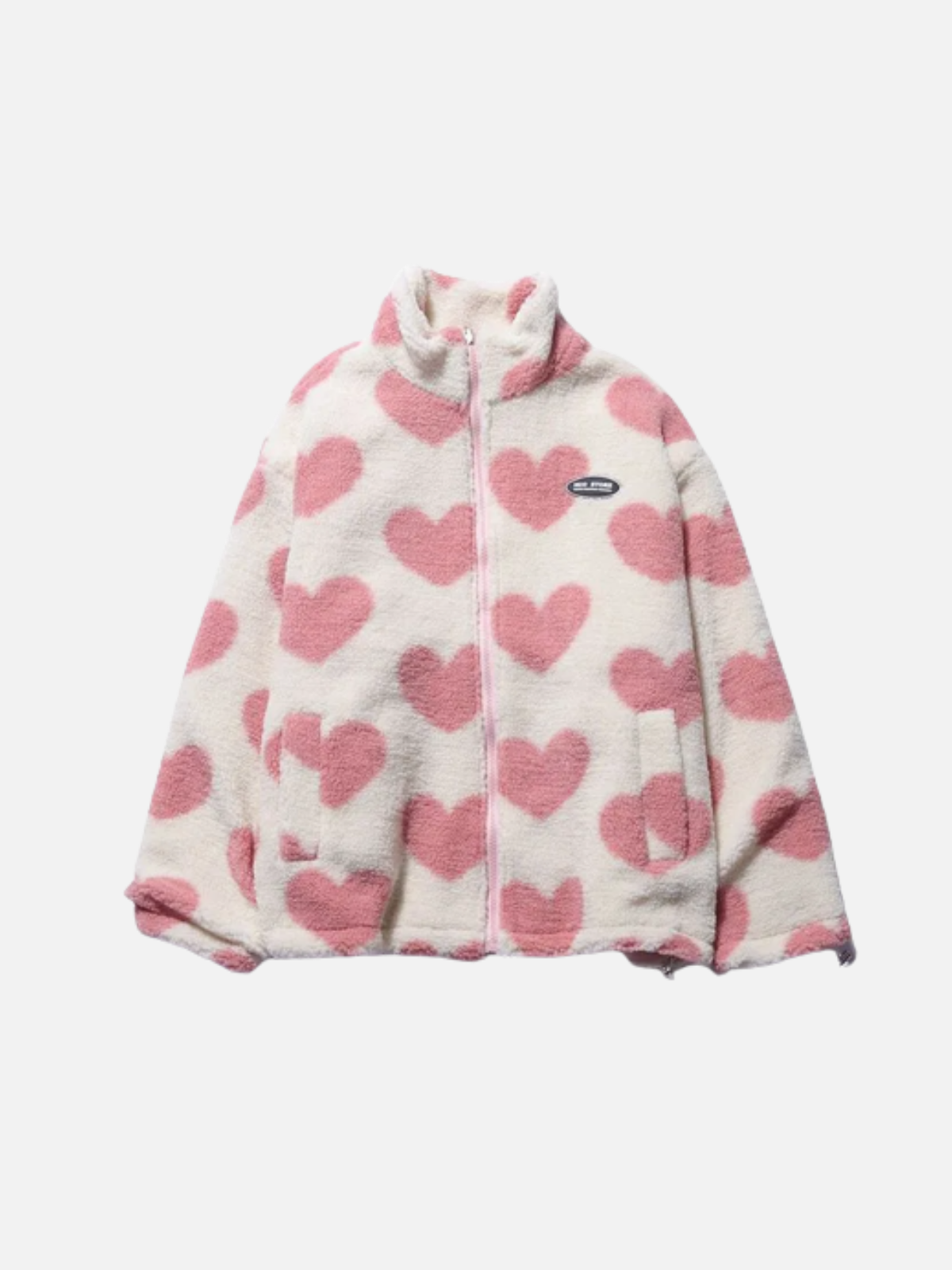Reversible Heart Print Coat - Exclusive Collection