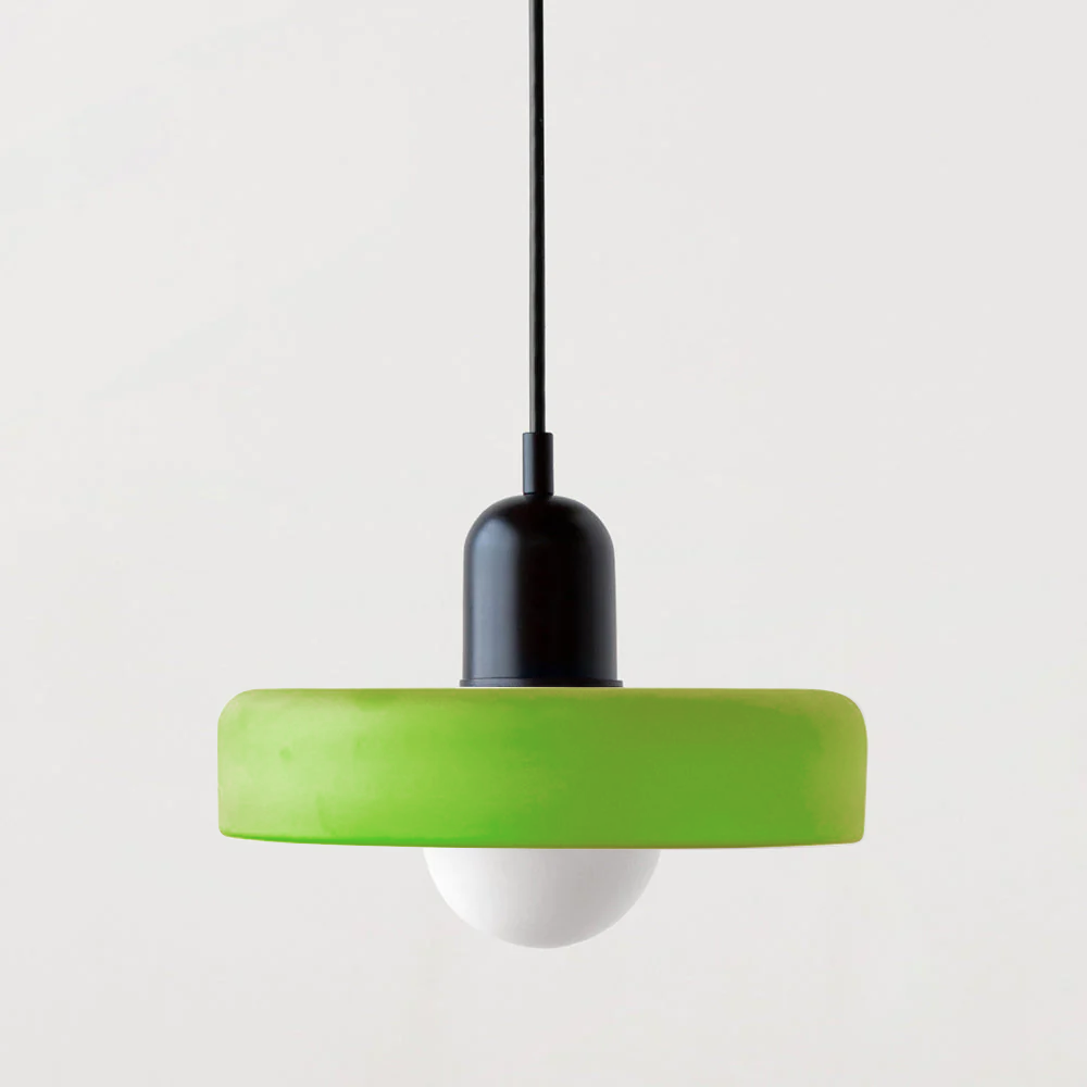 Coloured Glass Pendant Light
