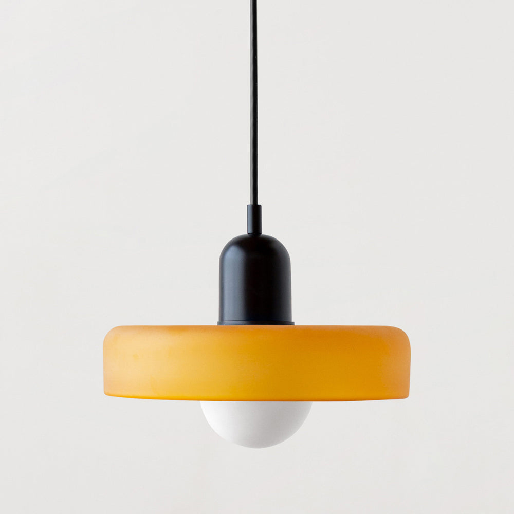 Coloured Glass Pendant Light