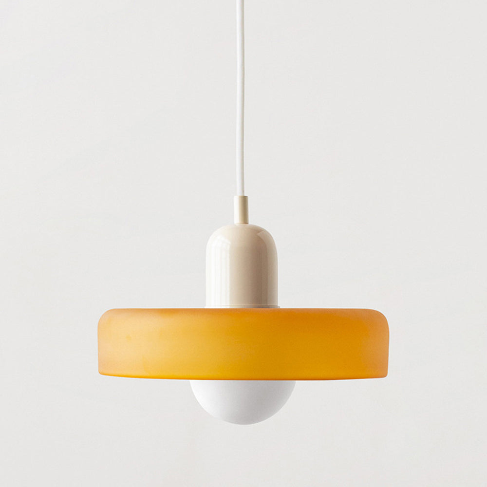 Coloured Glass Pendant Light