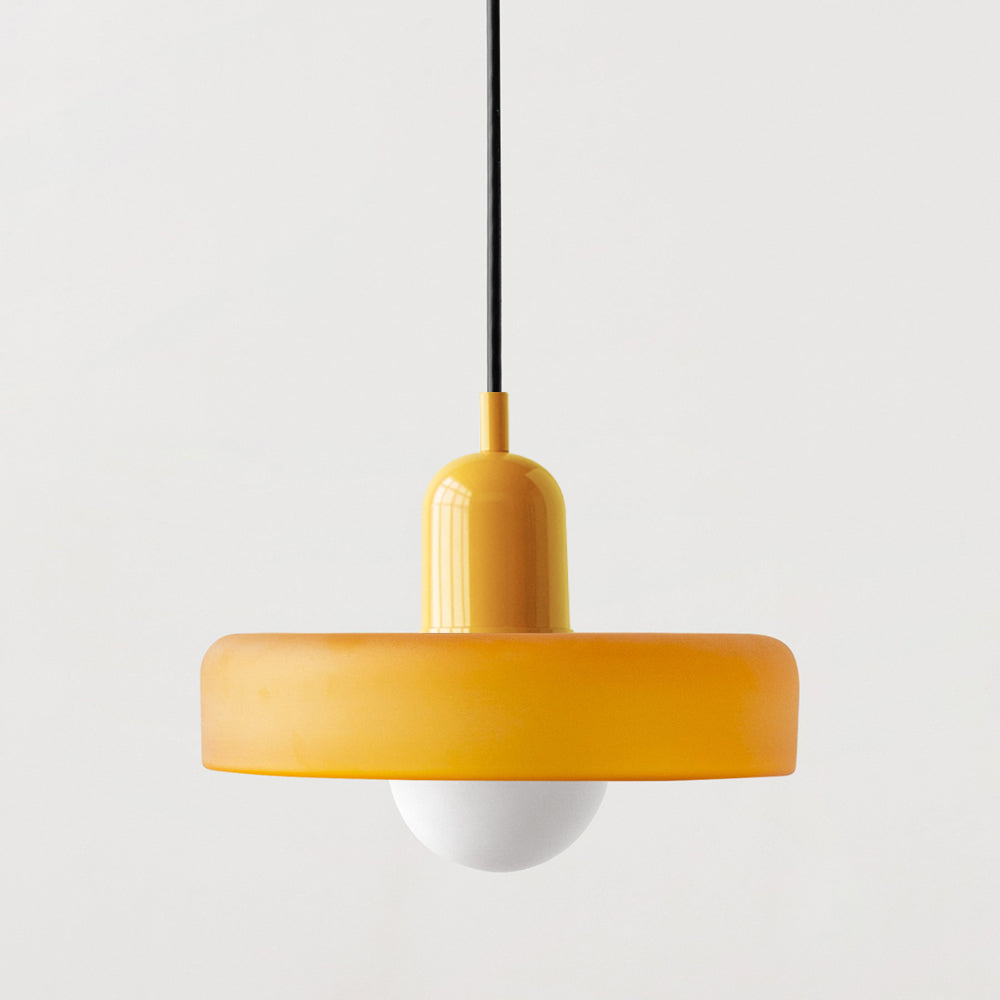 Coloured Glass Pendant Light