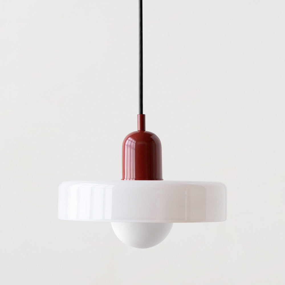 Coloured Glass Pendant Light