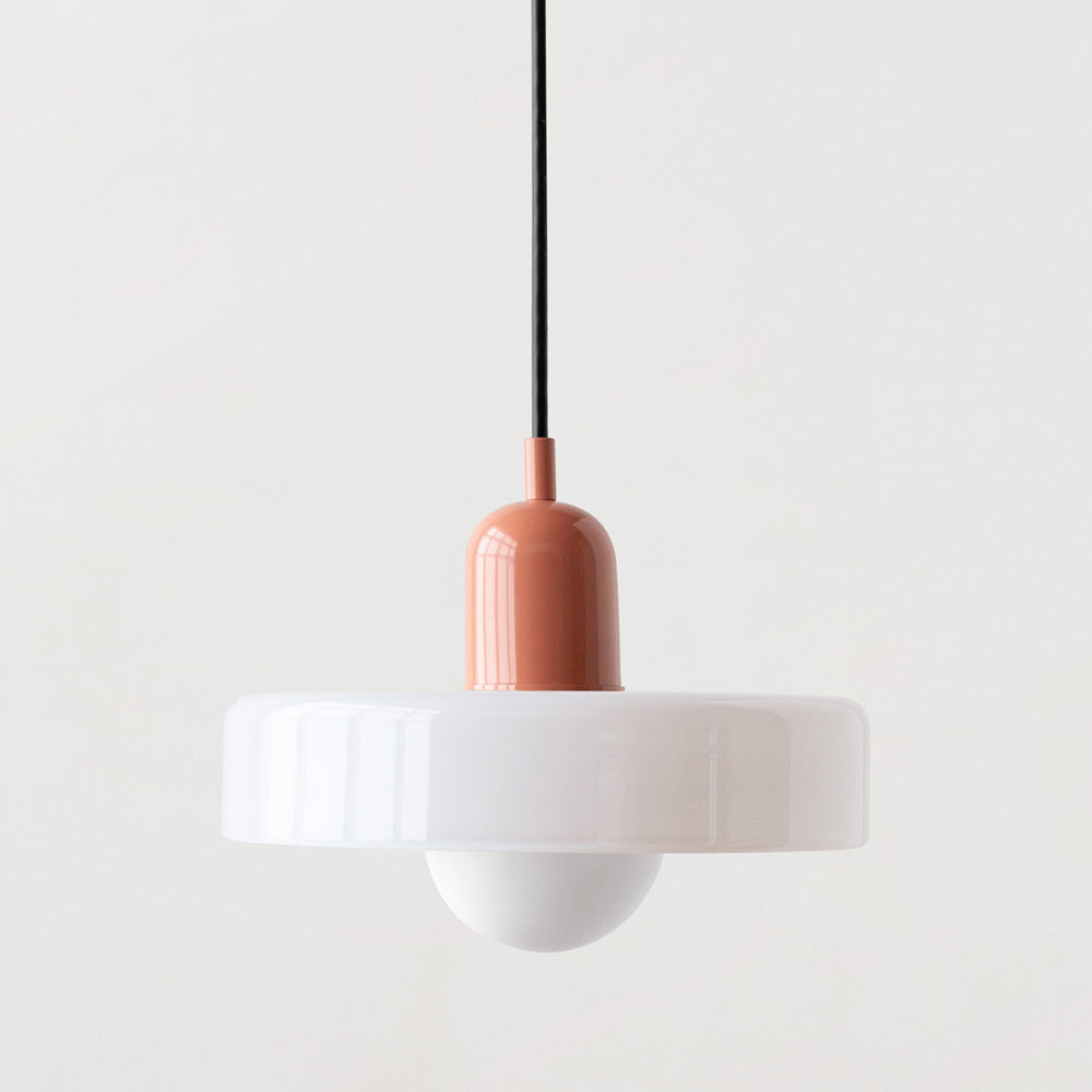 Coloured Glass Pendant Light