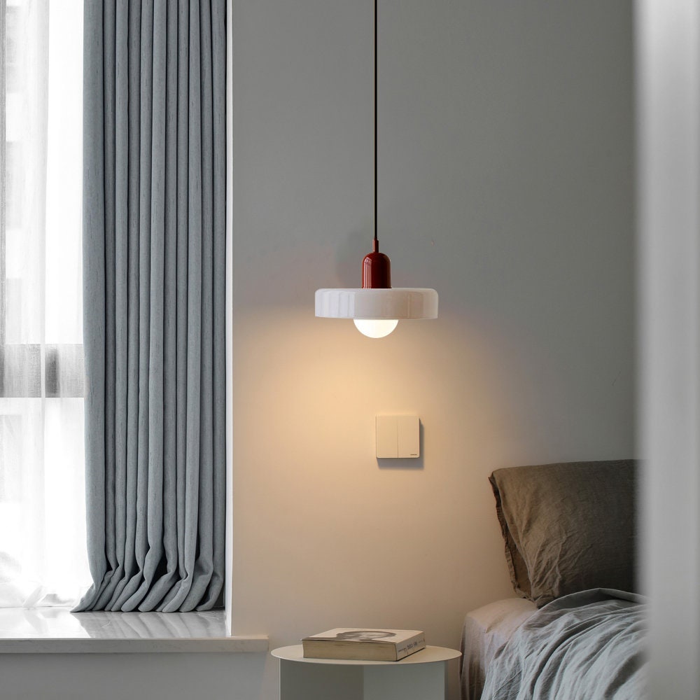 Coloured Glass Pendant Light