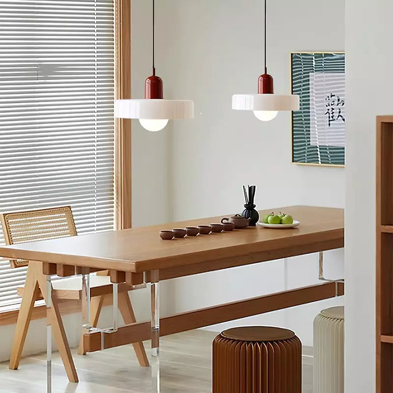 Coloured Glass Pendant Light
