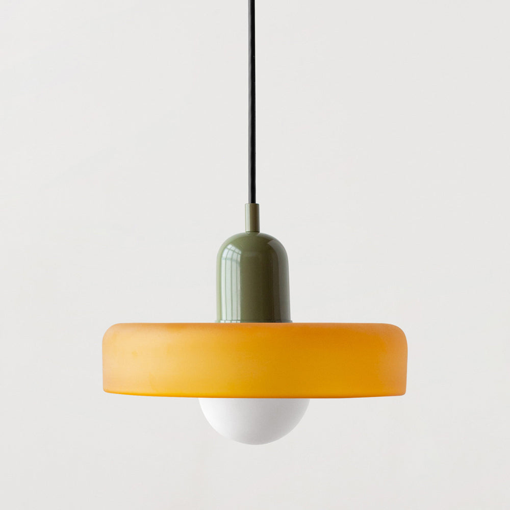 Coloured Glass Pendant Light