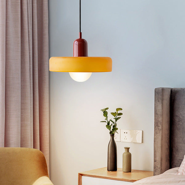 Coloured Glass Pendant Light