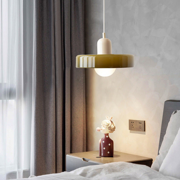 Coloured Glass Pendant Light