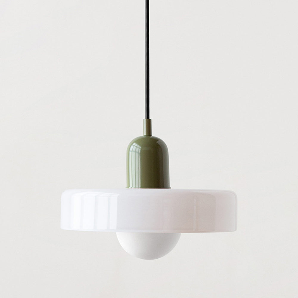 Coloured Glass Pendant Light