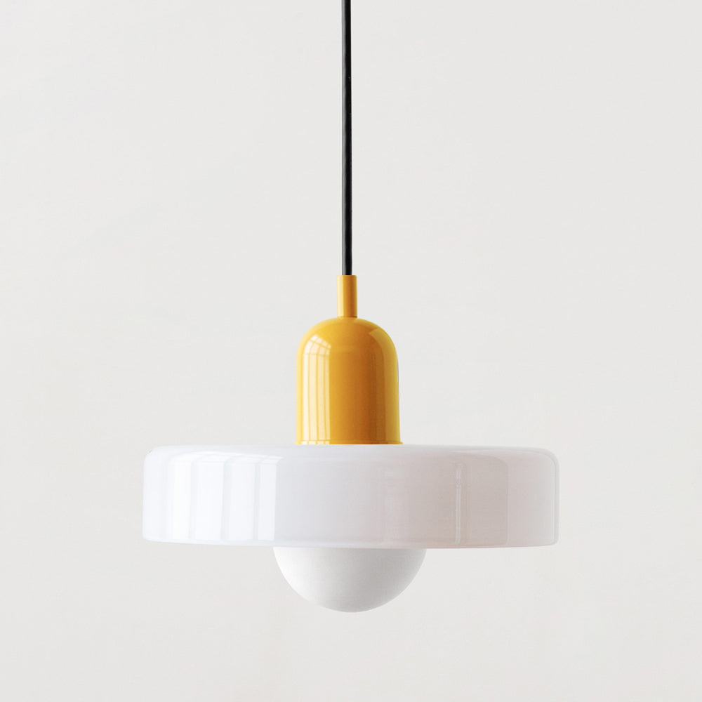 Coloured Glass Pendant Light