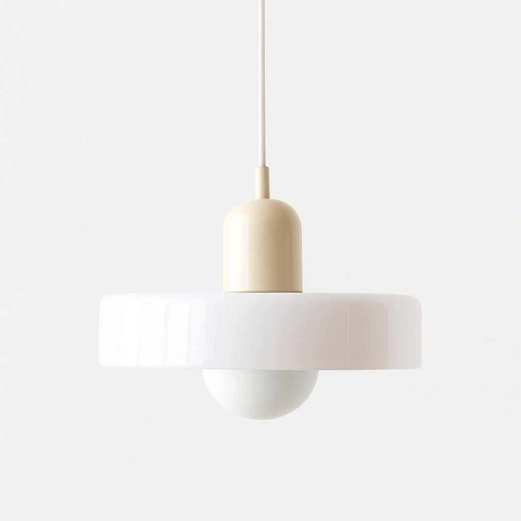 Coloured Glass Pendant Light
