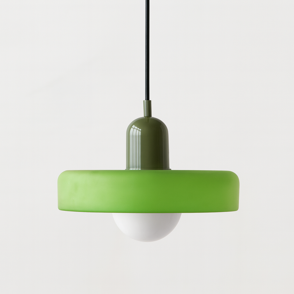 Coloured Glass Pendant Light