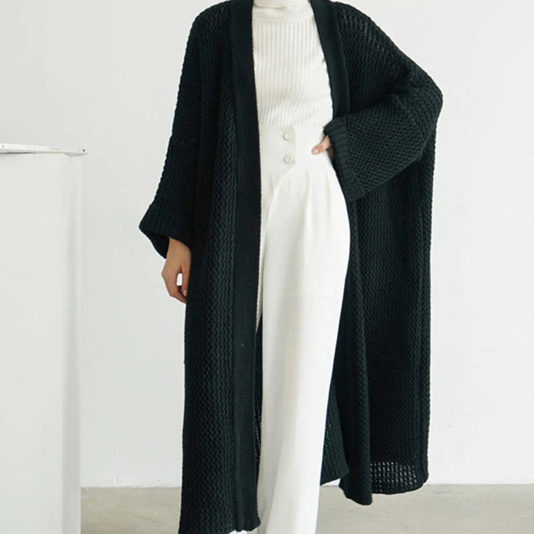 Women's Oversized Knit Cardigan – Lightweight Summer Layer