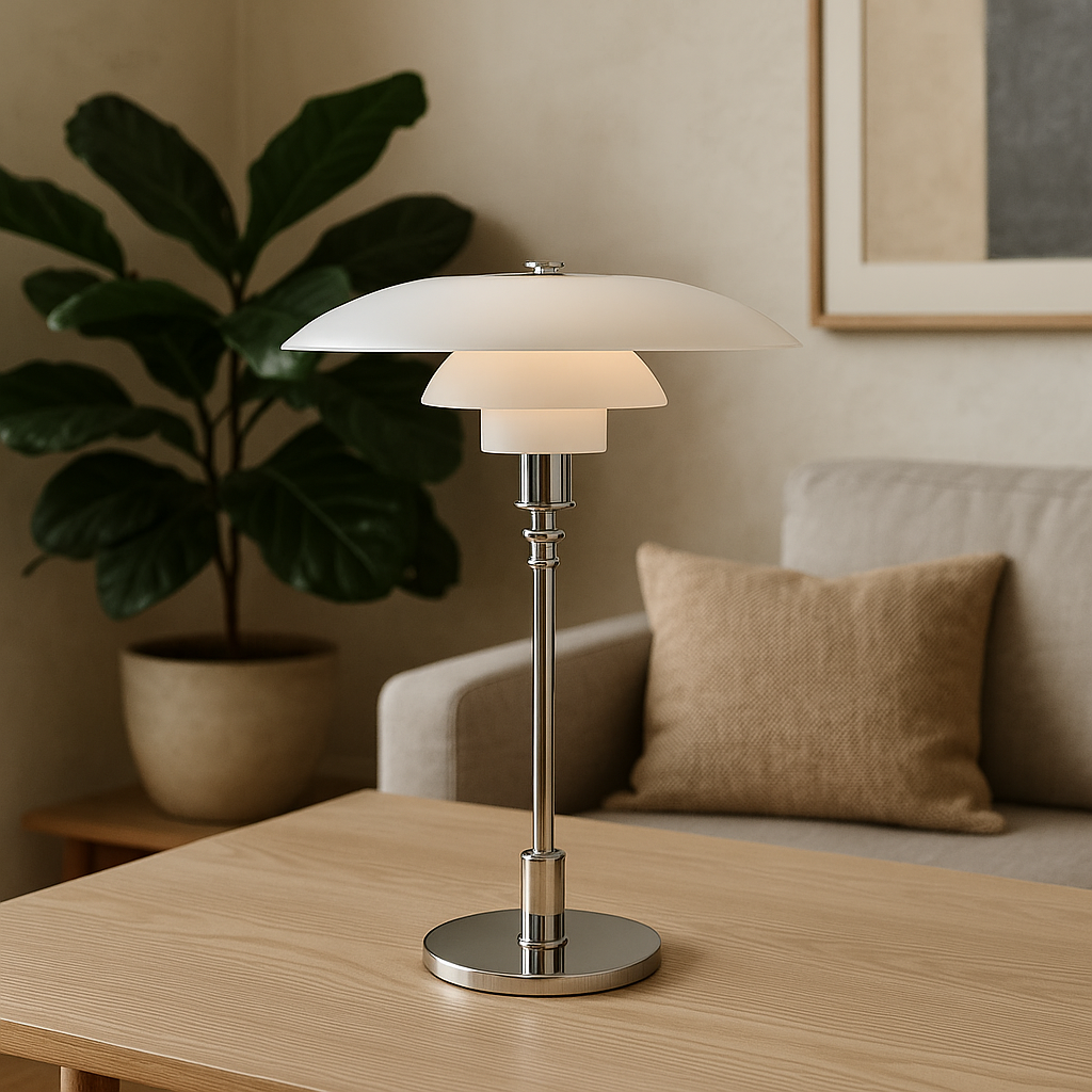 Danish Design Table Lamp Modern Accent Light