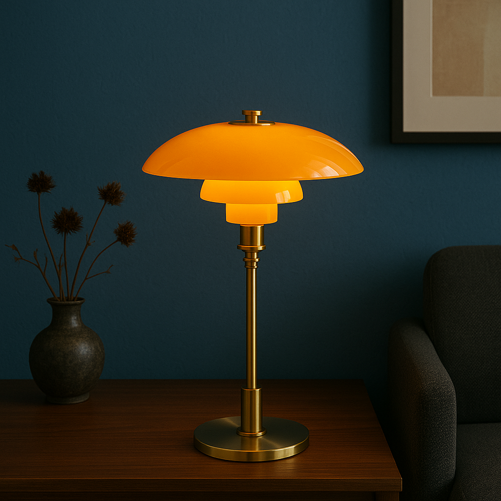 Danish Design Table Lamp Modern Accent Light