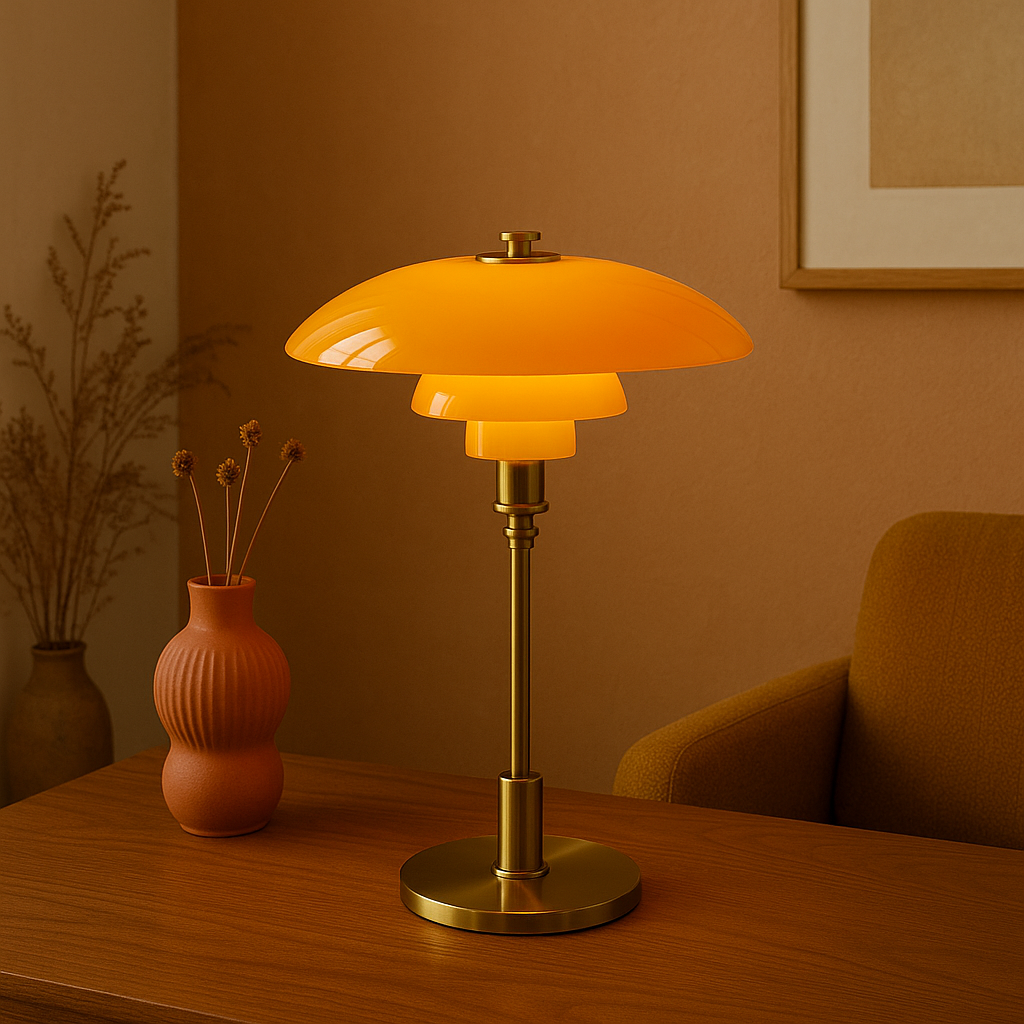 Danish Design Table Lamp Modern Accent Light