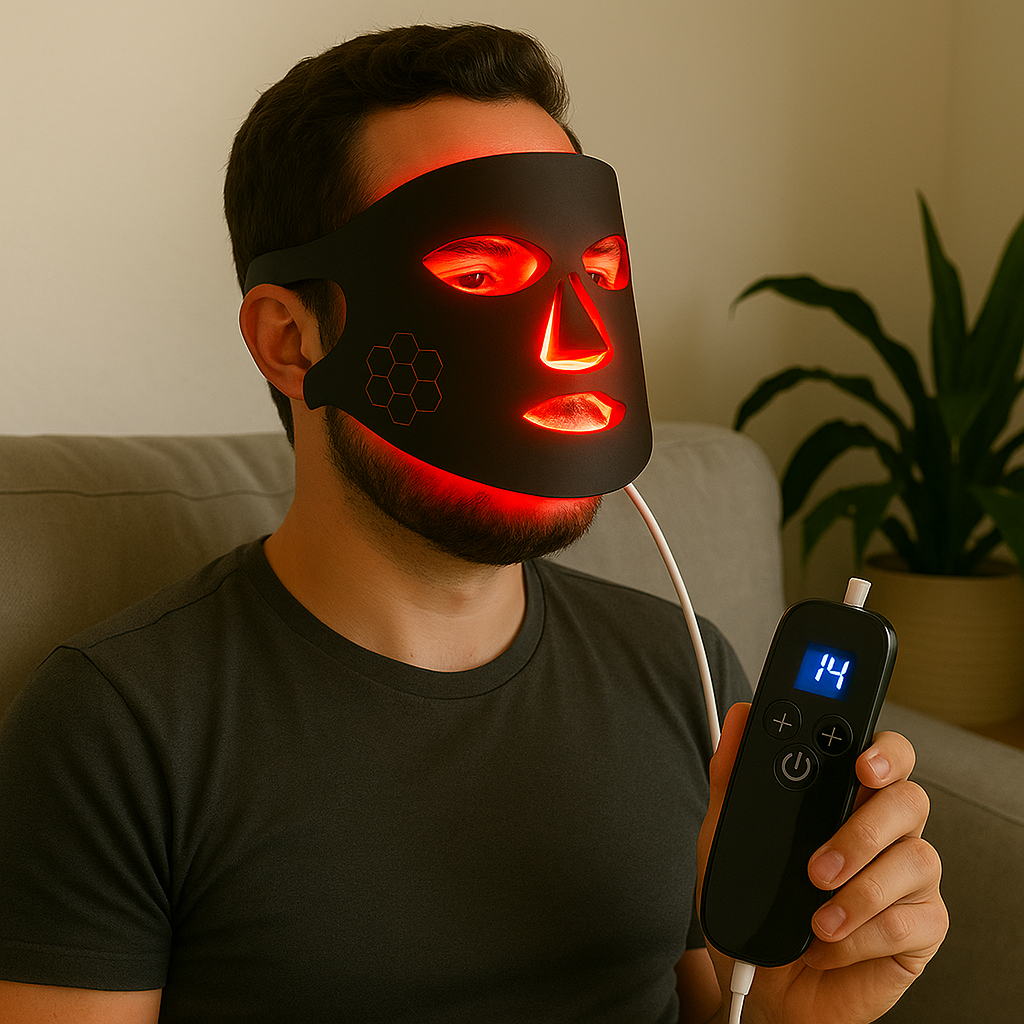 Acne-Fighting LED Light Therapy Mask for Clear Skin