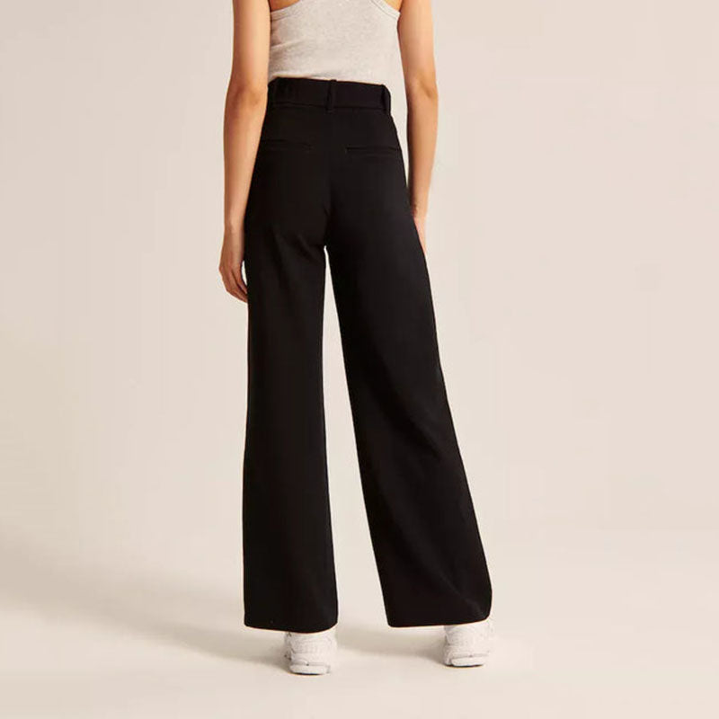 Women's Tailored Wide Leg Trousers for Effortless Style