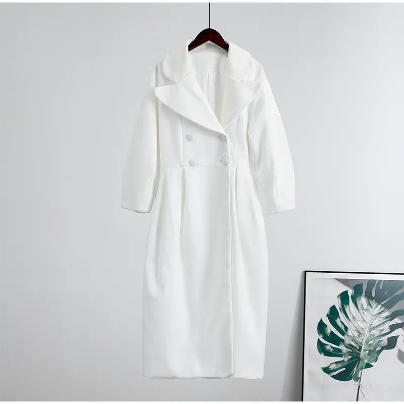 Elegant Long Coat for Women - Stylish and Warm Outerwear