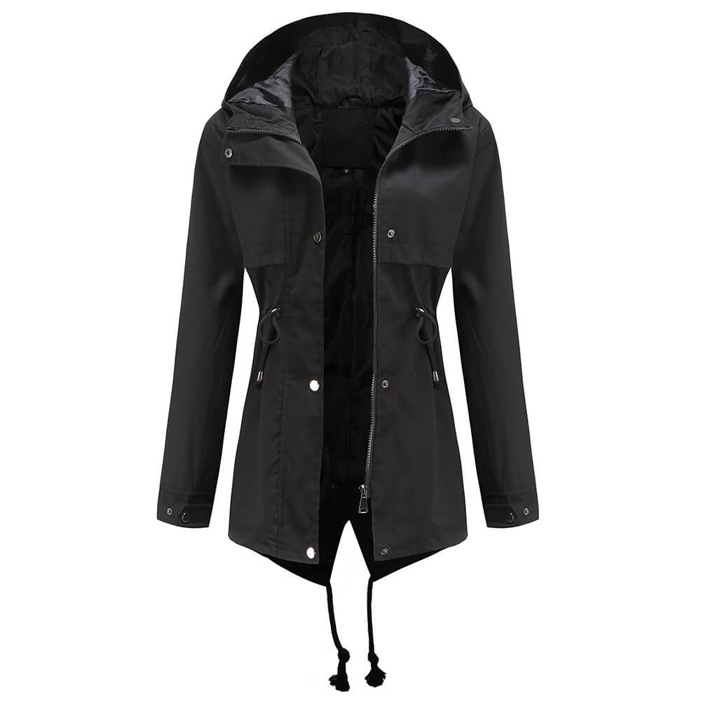 Hooded Windbreaker Jacket for Men and Women in London Style