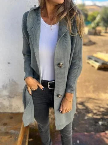 Elegant Knitted Cardigan for Women – Lightweight & Stylish