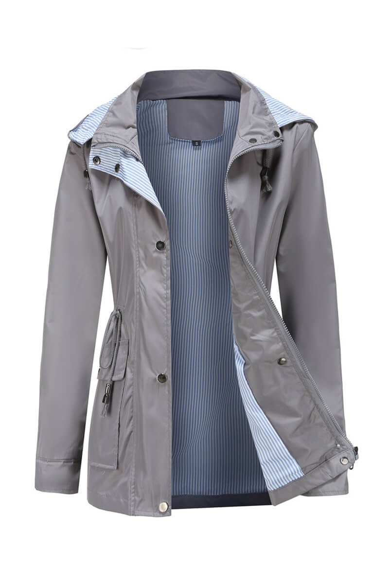 Hooded Windbreaker Jacket for Lightweight Outdoor Protection