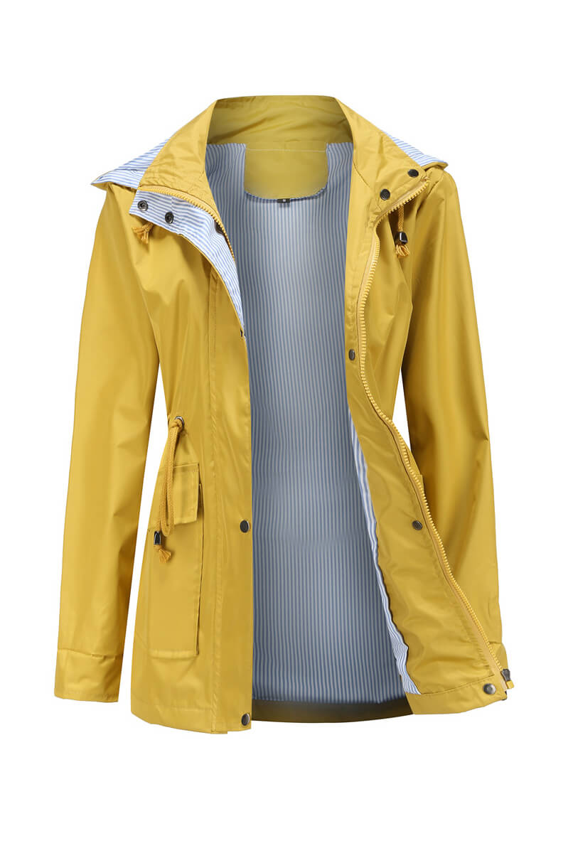 Hooded Windbreaker Jacket for Lightweight Outdoor Protection