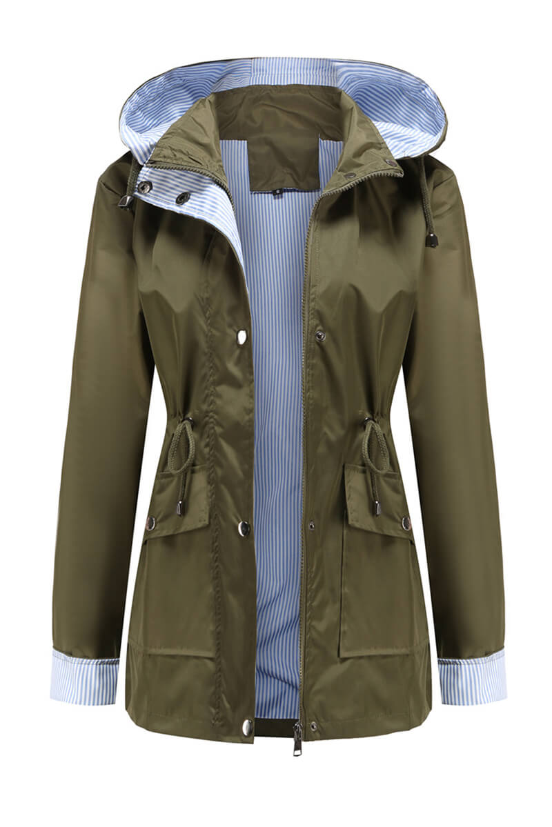 Hooded Windbreaker Jacket for Lightweight Outdoor Protection