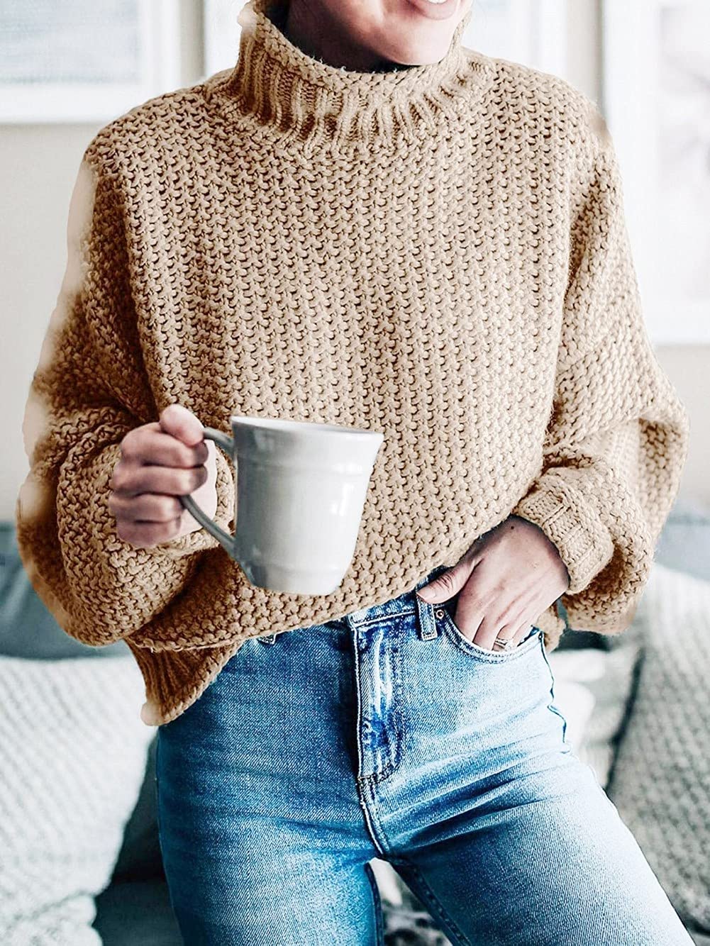 Thick Knit Cozy Jumper for Warmth and Comfort