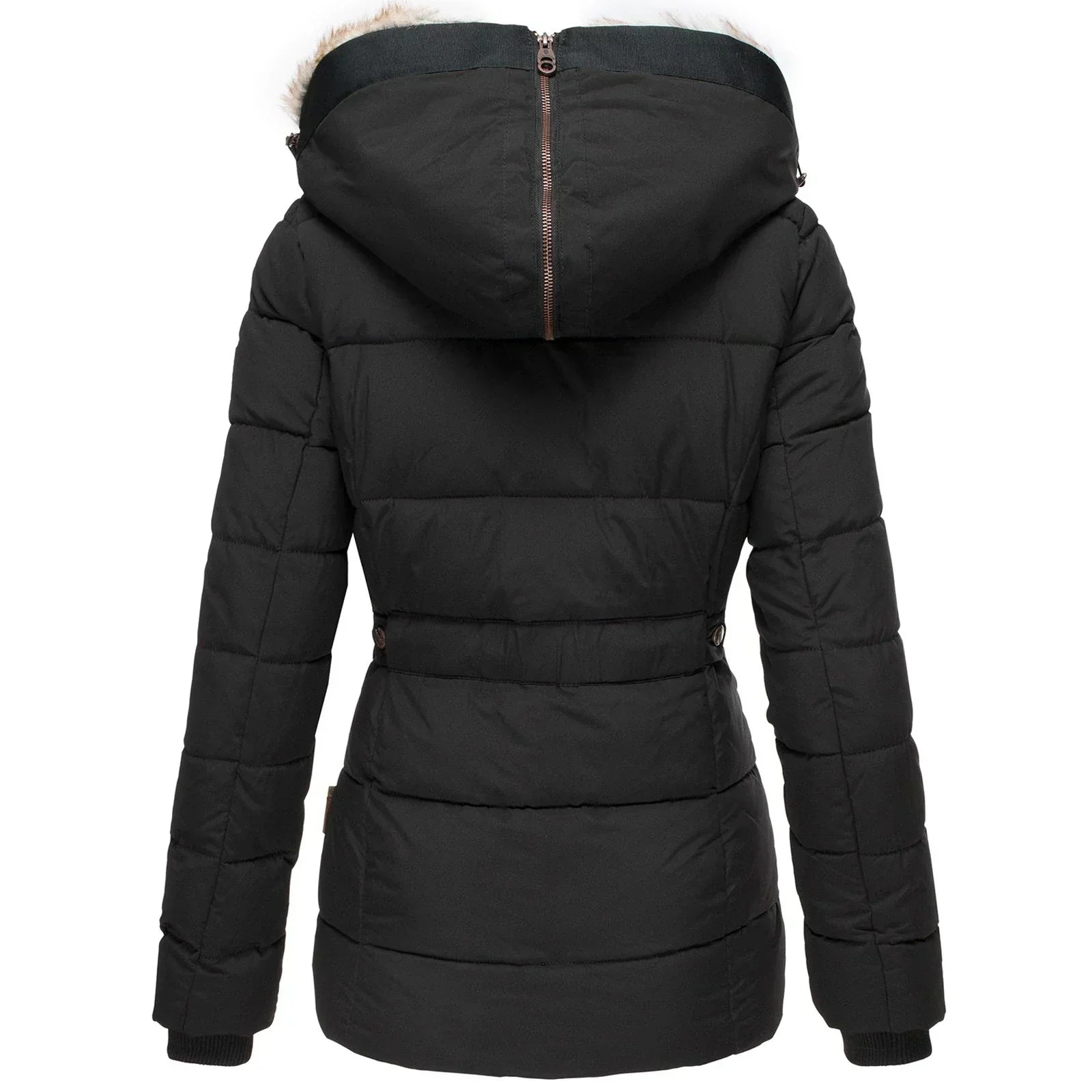 Comfortable Warm Winter Fur Jacket for Cold Weather