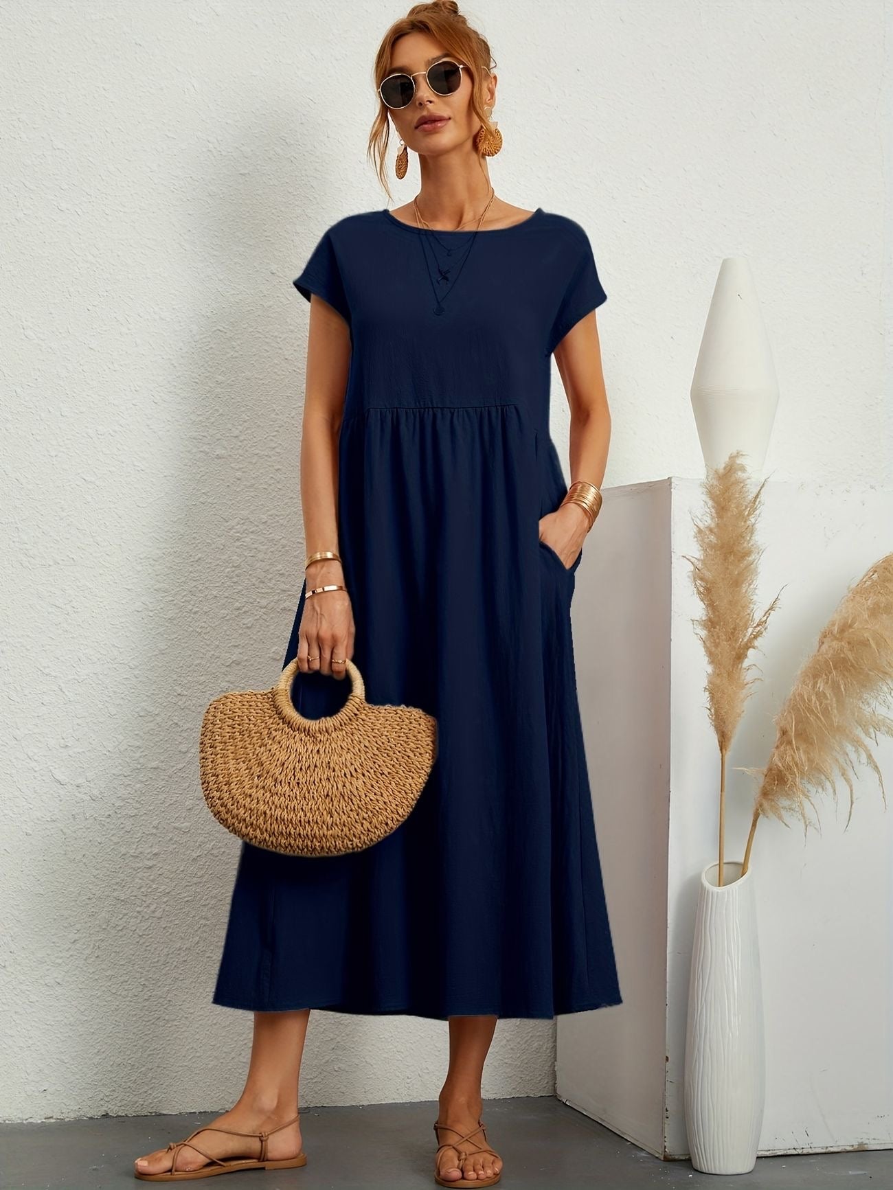 Casual Midi Dress for Everyday Wear