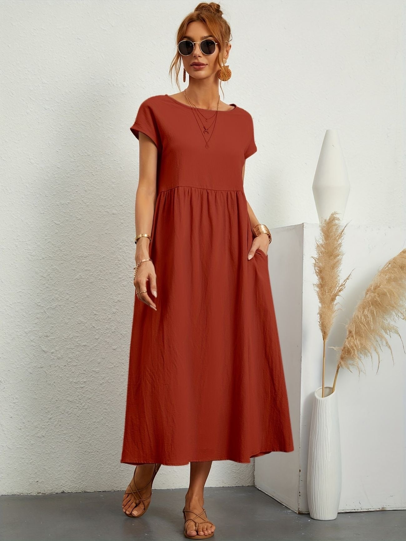 Casual Midi Dress for Everyday Wear