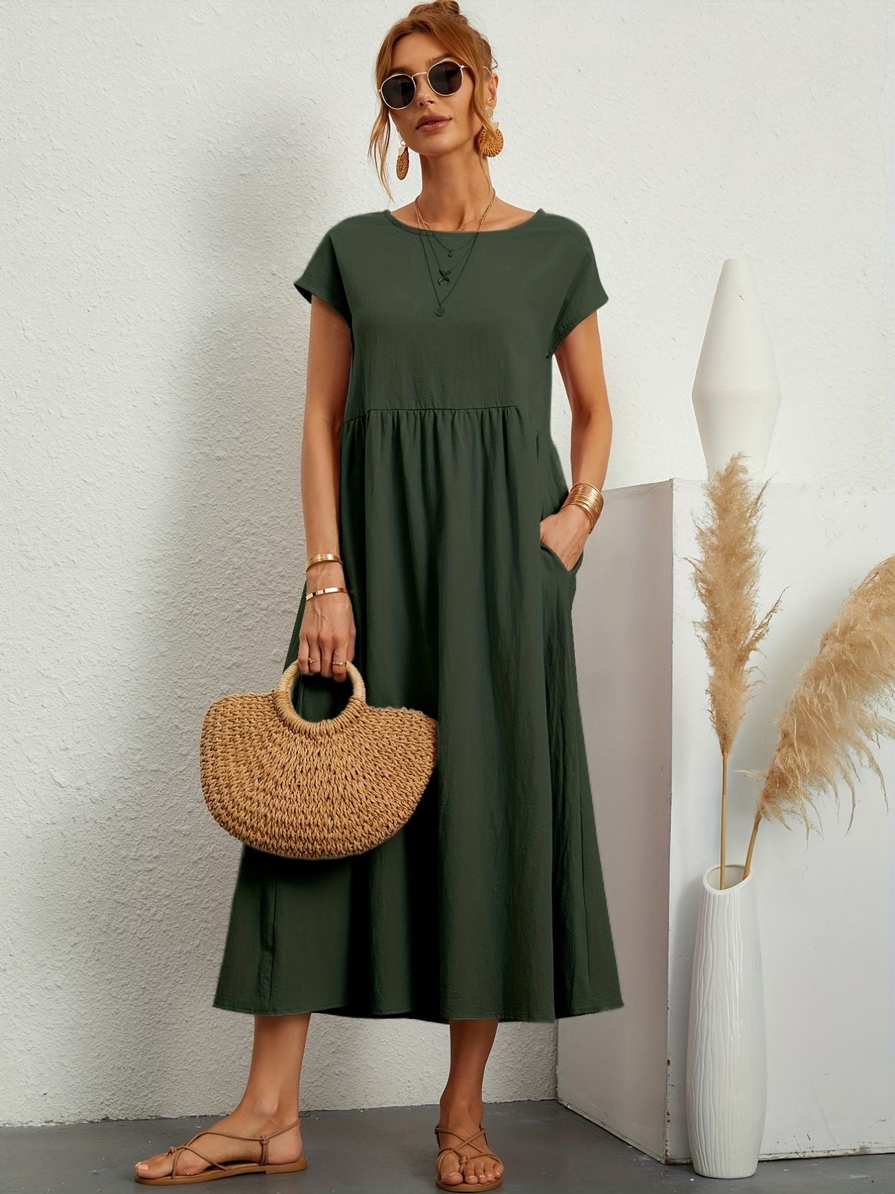 Casual Midi Dress for Everyday Wear