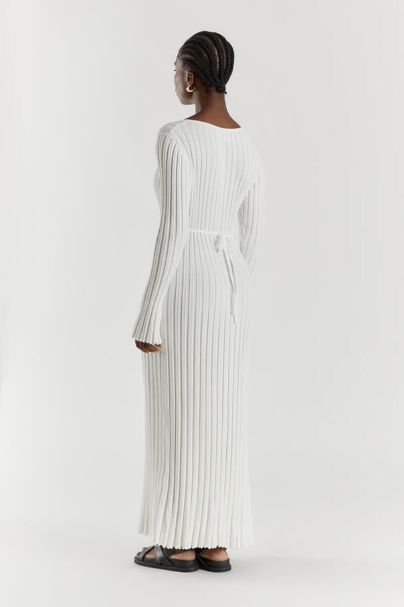 V-Neck Mesh Dress in Elegant Serena Design