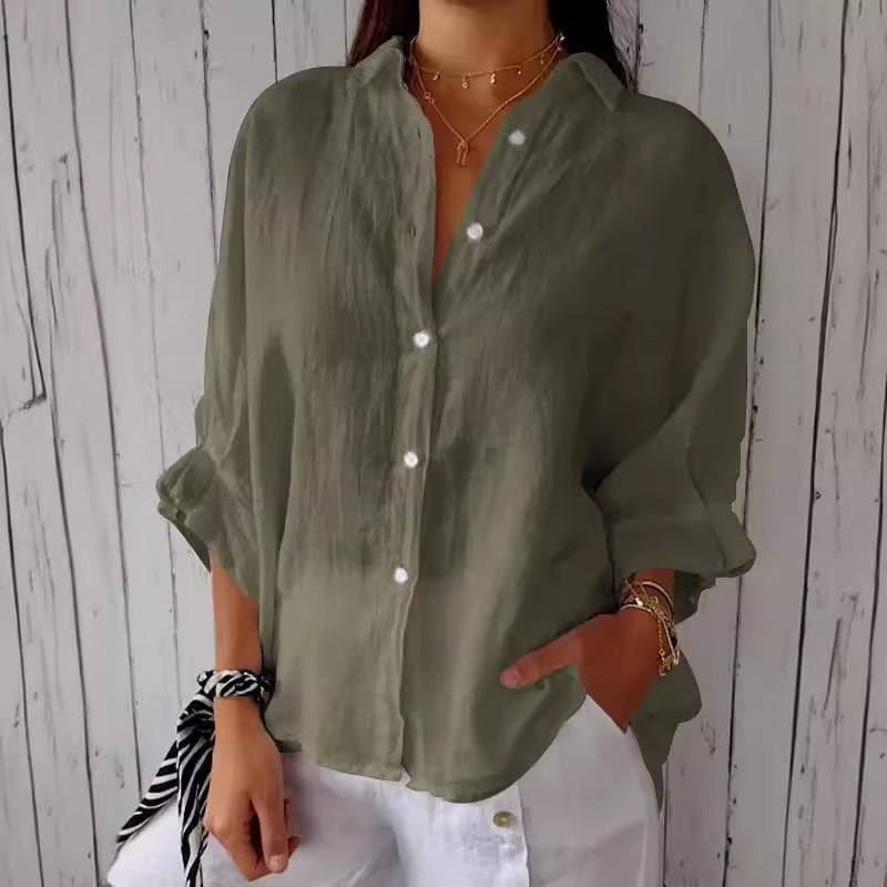 Cotton Top with Back Tie Detail