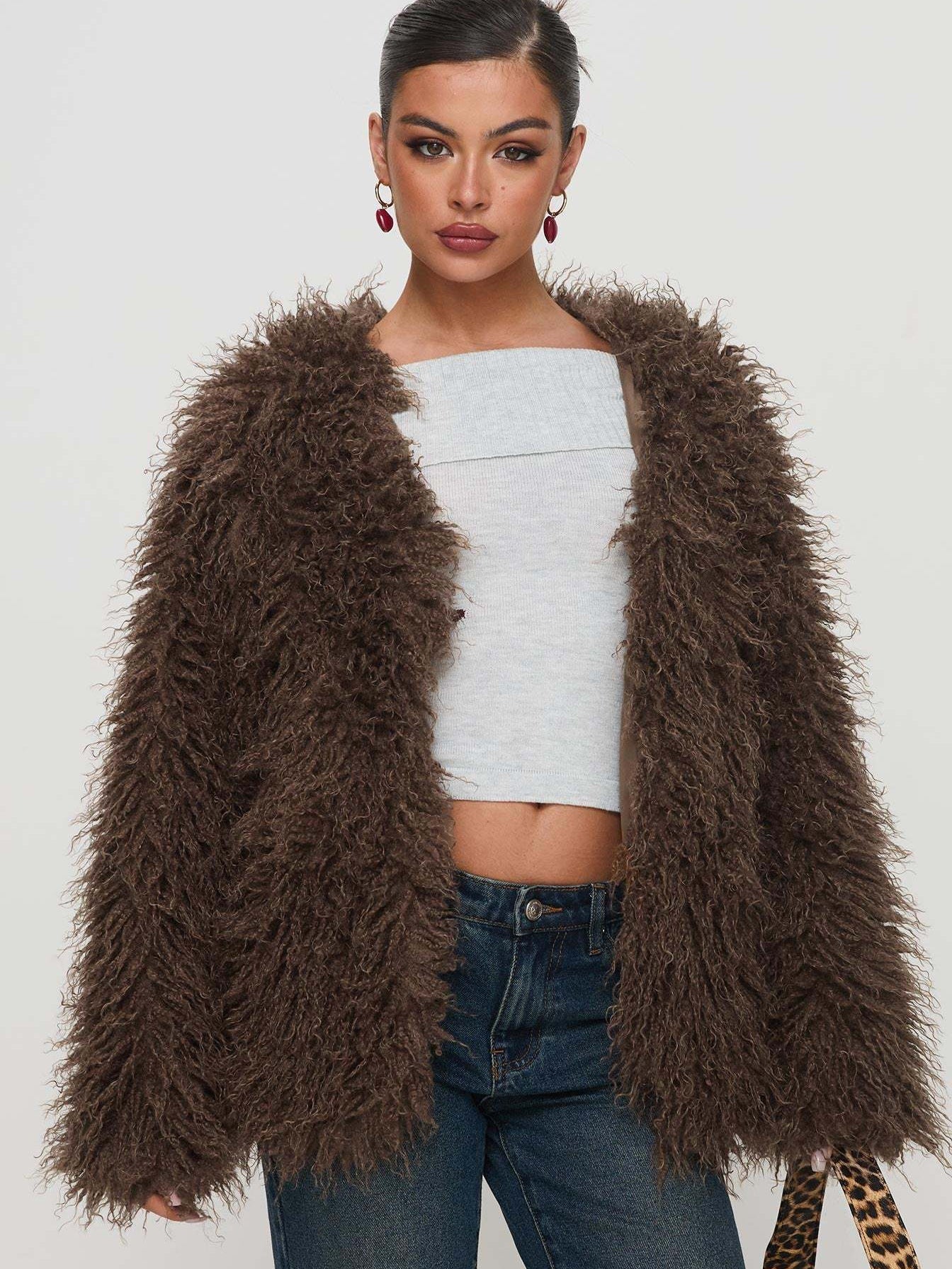 Faux Fur Winter Jacket for Women - Stylish and Cozy Outerwear
