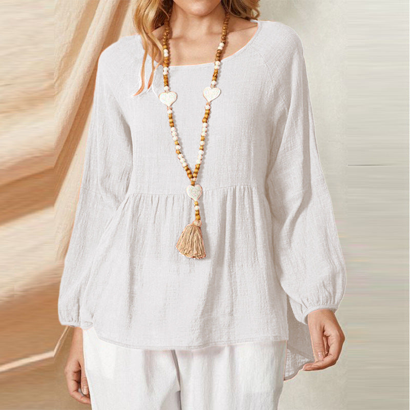 Peplum Detail Blouse for a Stylish Look