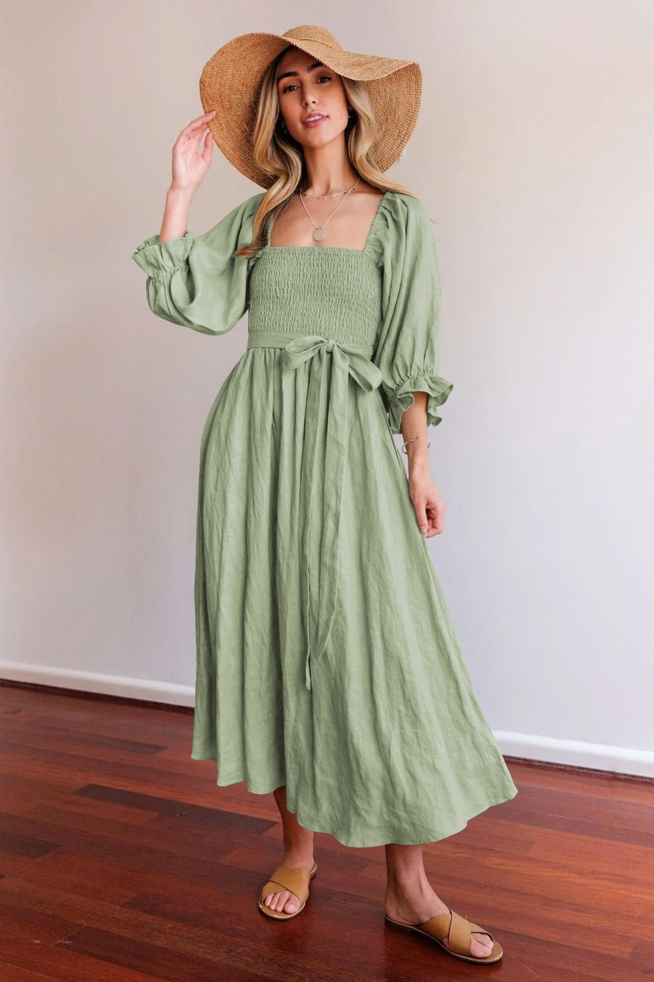Ophelia Long Two-Sided Loose Fit Dress