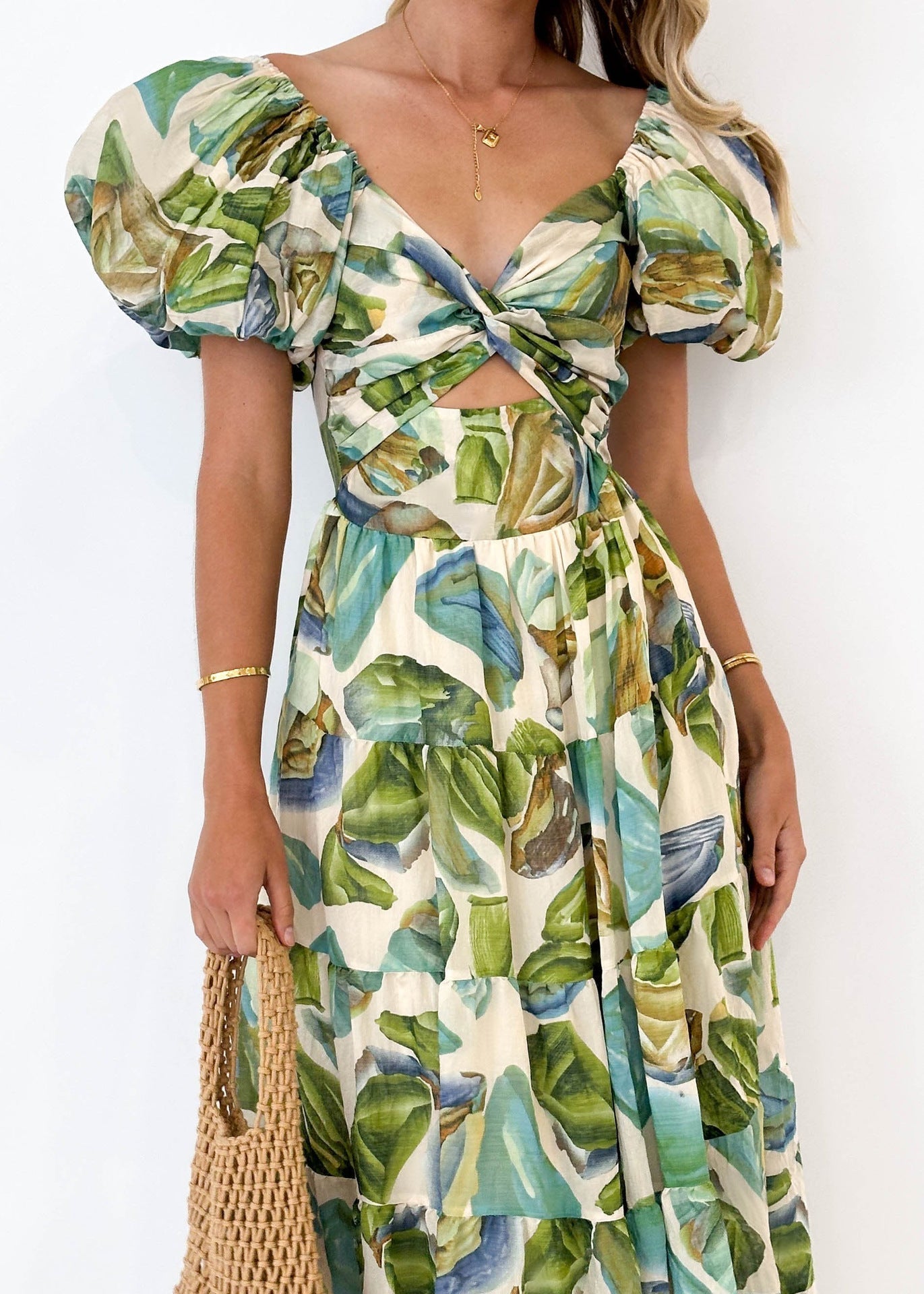 Puff Sleeve Valentina Dress for Effortless Style and Comfort